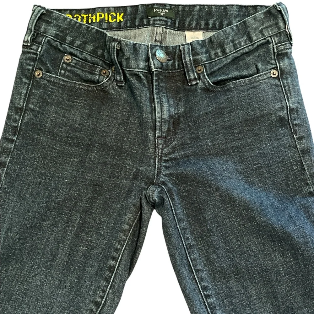 J. Crew Toothpick Dark Blue Skinny Jeans Size 26